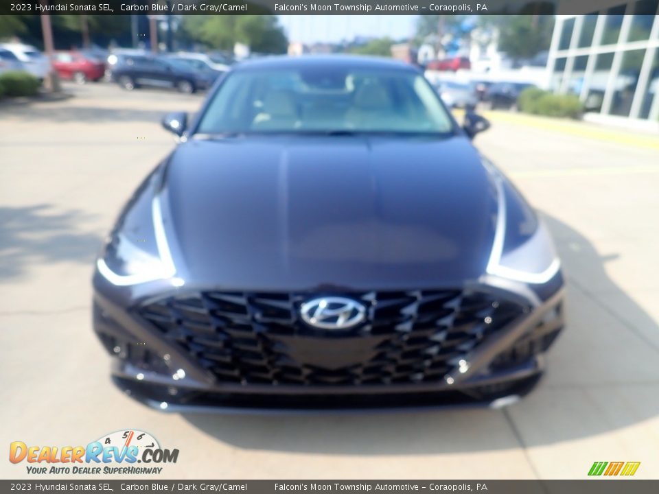 2023 Hyundai Sonata SEL Carbon Blue / Dark Gray/Camel Photo #7