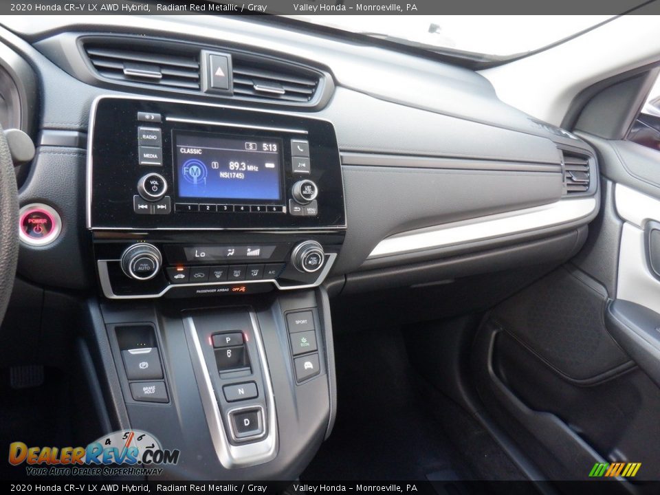 Dashboard of 2020 Honda CR-V LX AWD Hybrid Photo #15