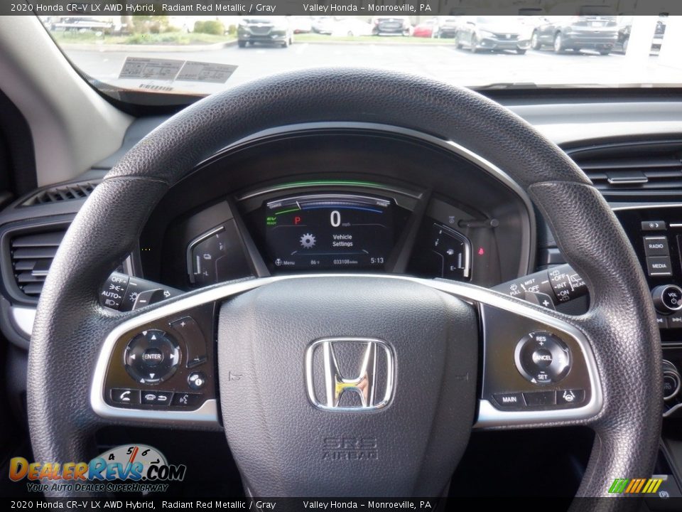 2020 Honda CR-V LX AWD Hybrid Steering Wheel Photo #21