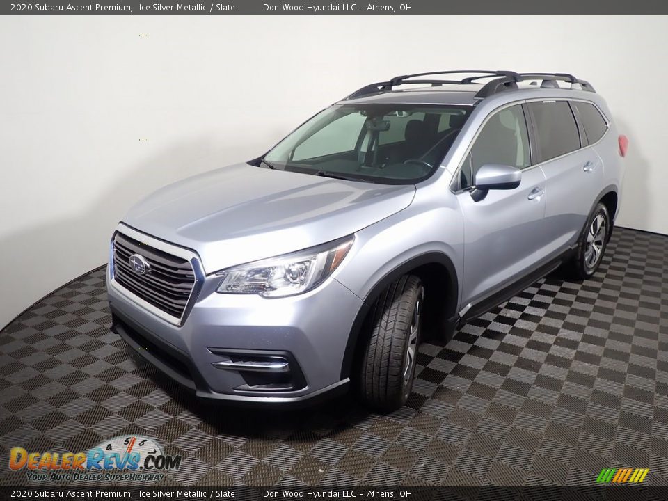 2020 Subaru Ascent Premium Ice Silver Metallic / Slate Photo #8