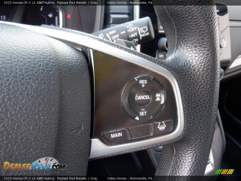 2020 Honda CR-V LX AWD Hybrid Steering Wheel Photo #23