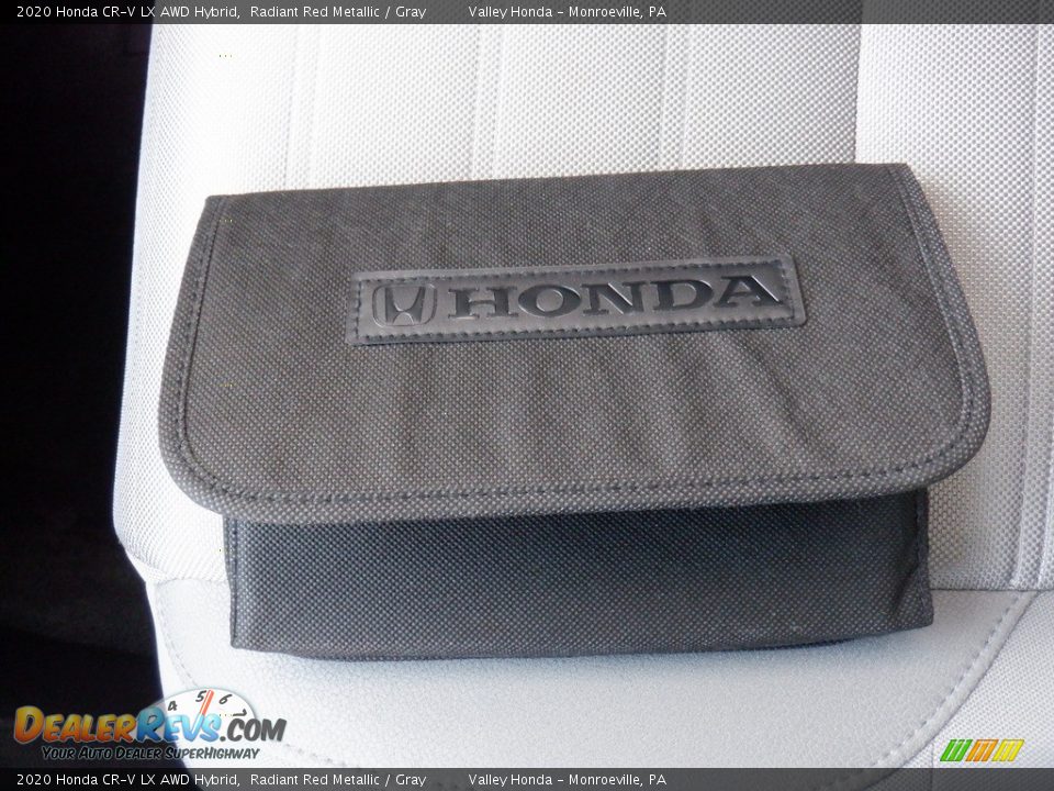 2020 Honda CR-V LX AWD Hybrid Radiant Red Metallic / Gray Photo #29