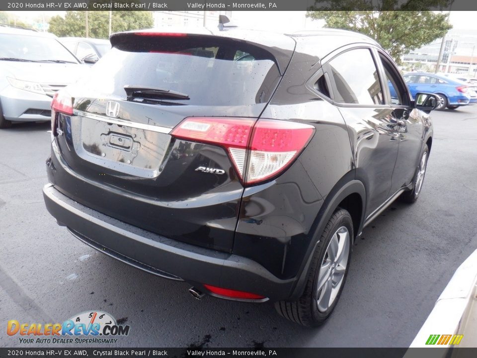 2020 Honda HR-V EX AWD Crystal Black Pearl / Black Photo #5