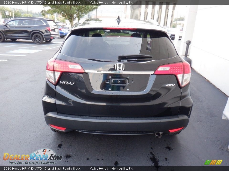 2020 Honda HR-V EX AWD Crystal Black Pearl / Black Photo #7