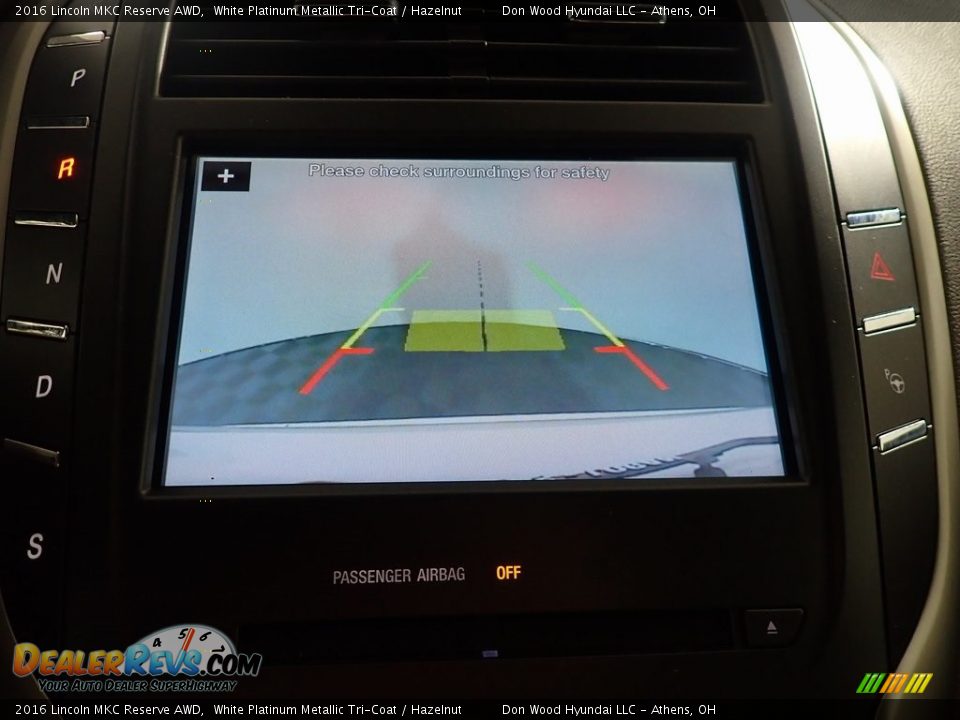 2016 Lincoln MKC Reserve AWD White Platinum Metallic Tri-Coat / Hazelnut Photo #3