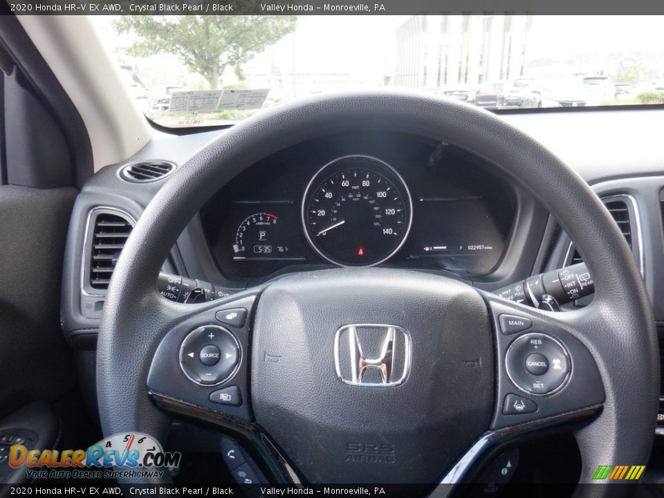 2020 Honda HR-V EX AWD Crystal Black Pearl / Black Photo #23