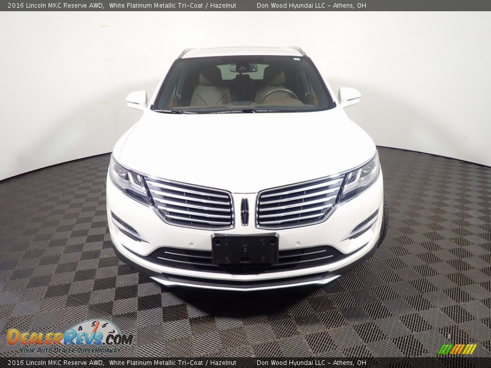 2016 Lincoln MKC Reserve AWD White Platinum Metallic Tri-Coat / Hazelnut Photo #5