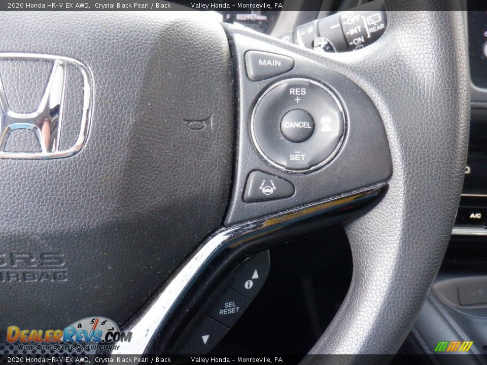 2020 Honda HR-V EX AWD Crystal Black Pearl / Black Photo #25