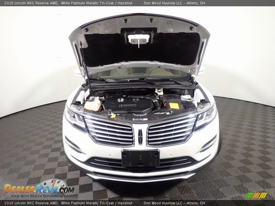2016 Lincoln MKC Reserve AWD White Platinum Metallic Tri-Coat / Hazelnut Photo #6