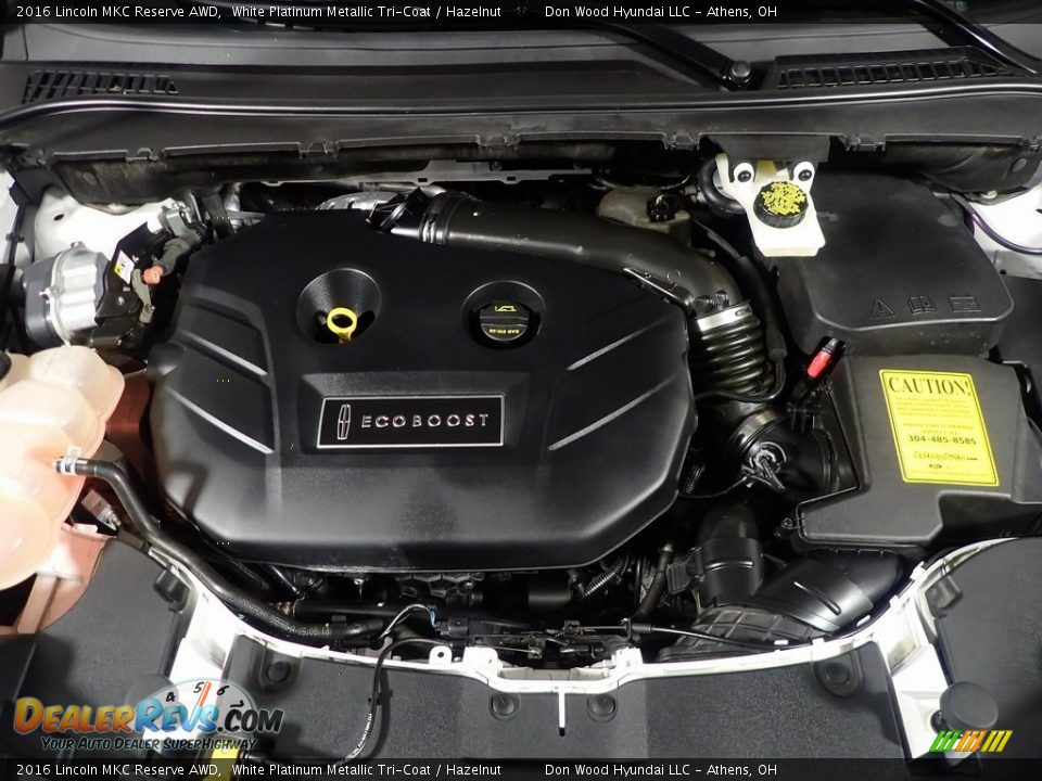 2016 Lincoln MKC Reserve AWD White Platinum Metallic Tri-Coat / Hazelnut Photo #7