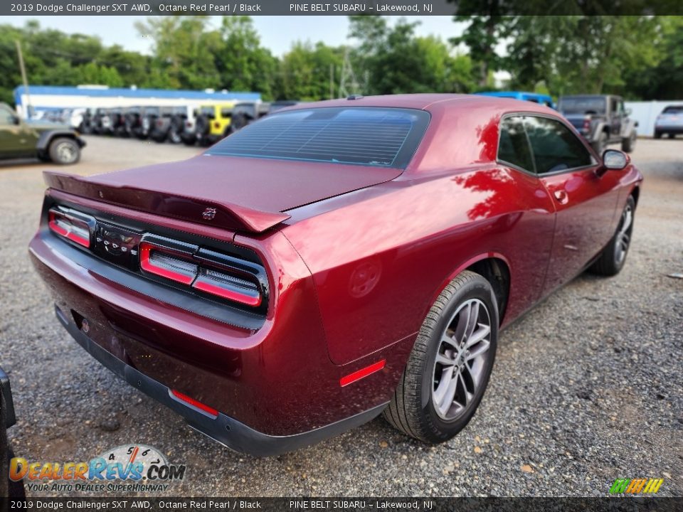 2019 Dodge Challenger SXT AWD Octane Red Pearl / Black Photo #4