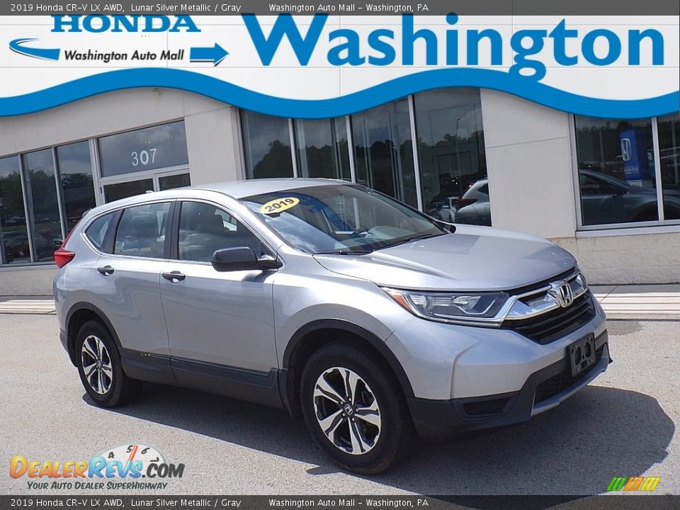 2019 Honda CR-V LX AWD Lunar Silver Metallic / Gray Photo #1