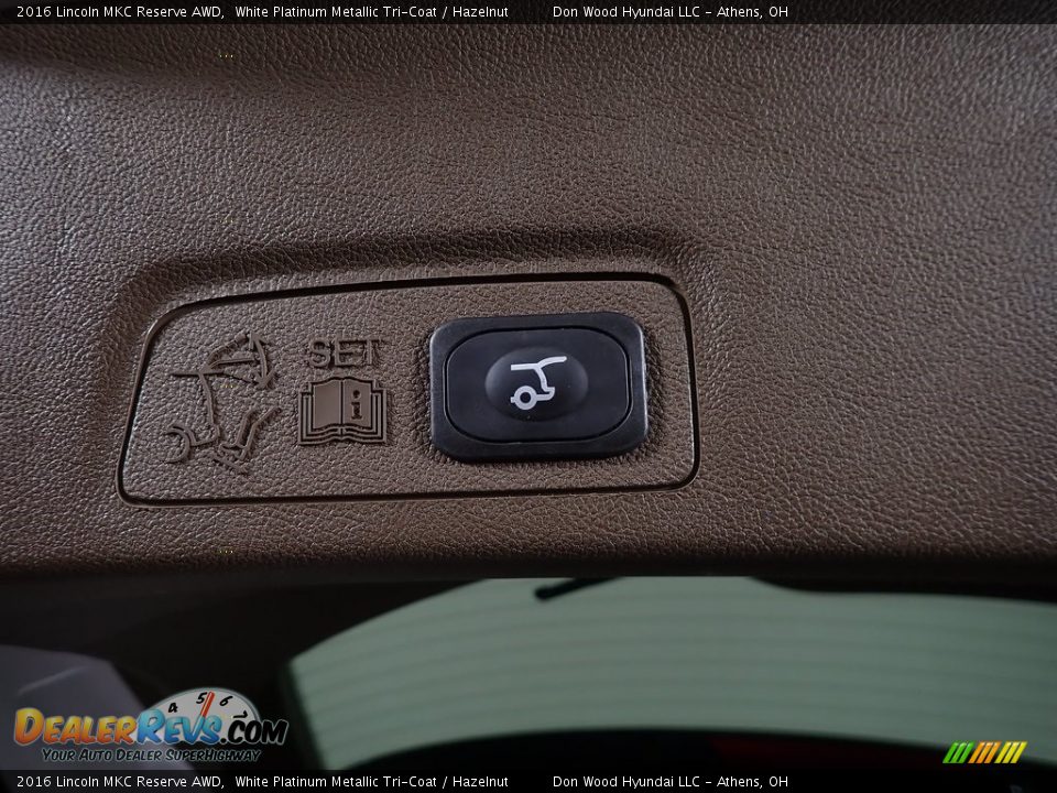 2016 Lincoln MKC Reserve AWD White Platinum Metallic Tri-Coat / Hazelnut Photo #14