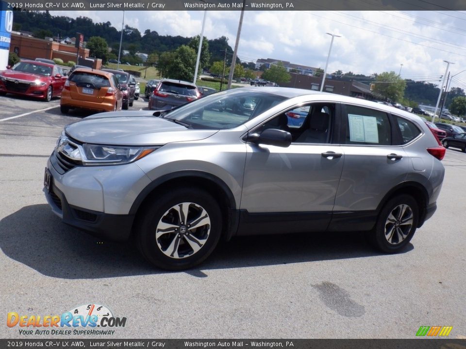 2019 Honda CR-V LX AWD Lunar Silver Metallic / Gray Photo #5