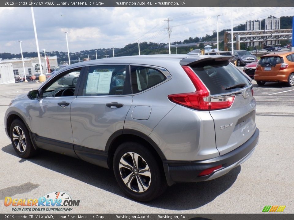 2019 Honda CR-V LX AWD Lunar Silver Metallic / Gray Photo #6