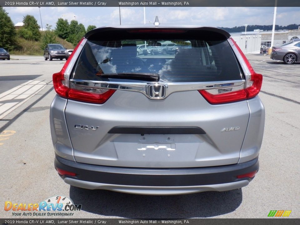 2019 Honda CR-V LX AWD Lunar Silver Metallic / Gray Photo #7