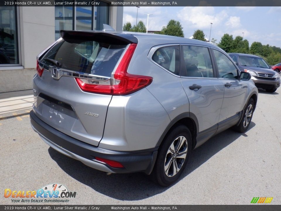 2019 Honda CR-V LX AWD Lunar Silver Metallic / Gray Photo #8