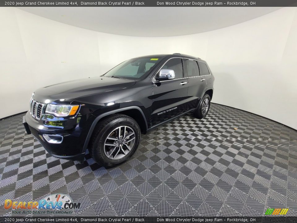 2020 Jeep Grand Cherokee Limited 4x4 Diamond Black Crystal Pearl / Black Photo #7