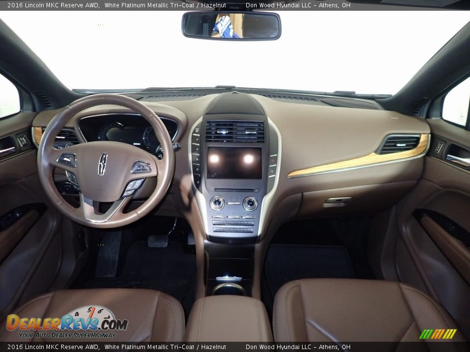2016 Lincoln MKC Reserve AWD White Platinum Metallic Tri-Coat / Hazelnut Photo #23