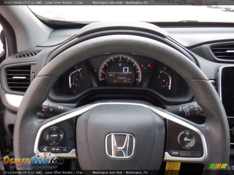 2019 Honda CR-V LX AWD Lunar Silver Metallic / Gray Photo #17