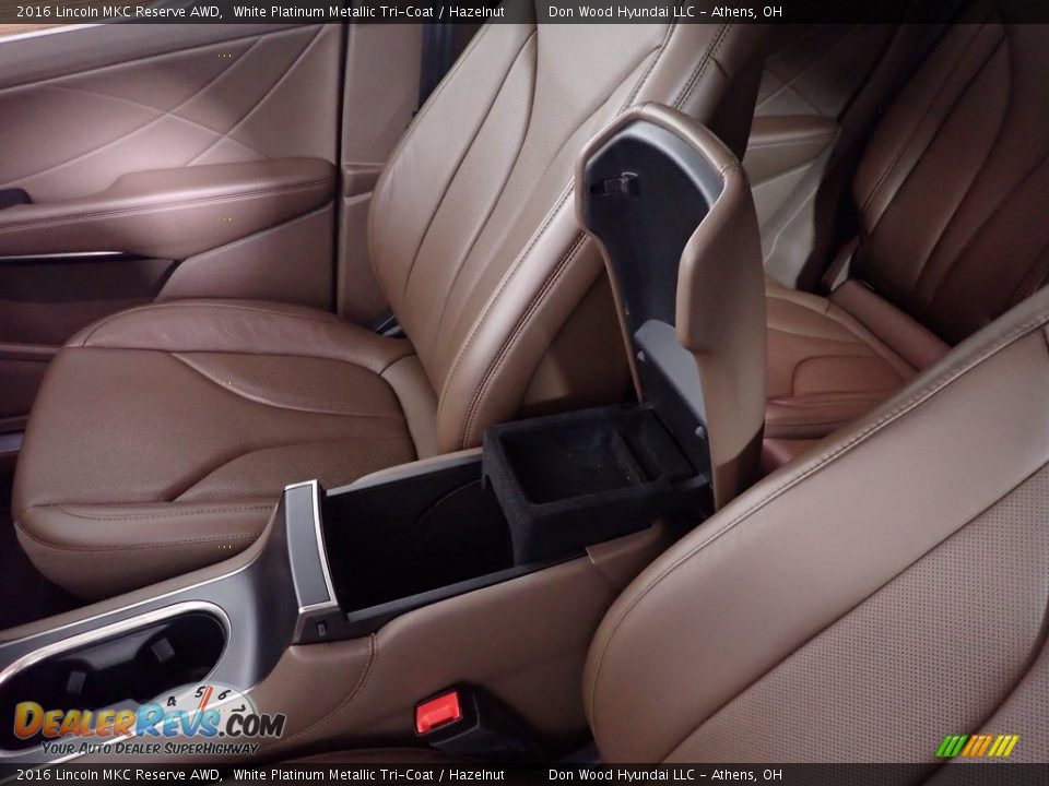 2016 Lincoln MKC Reserve AWD White Platinum Metallic Tri-Coat / Hazelnut Photo #31