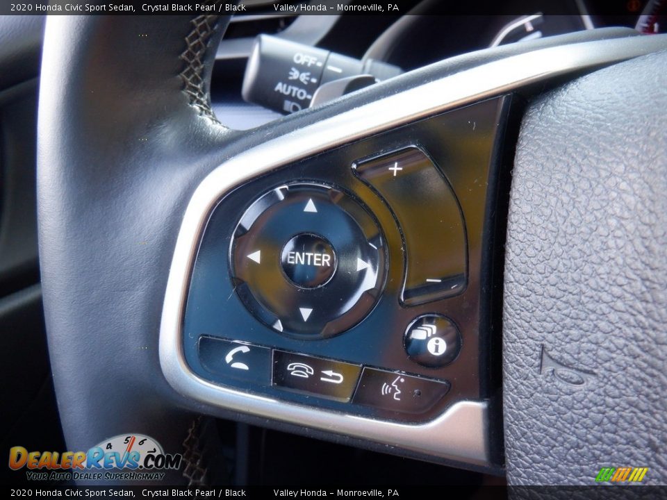 2020 Honda Civic Sport Sedan Steering Wheel Photo #21