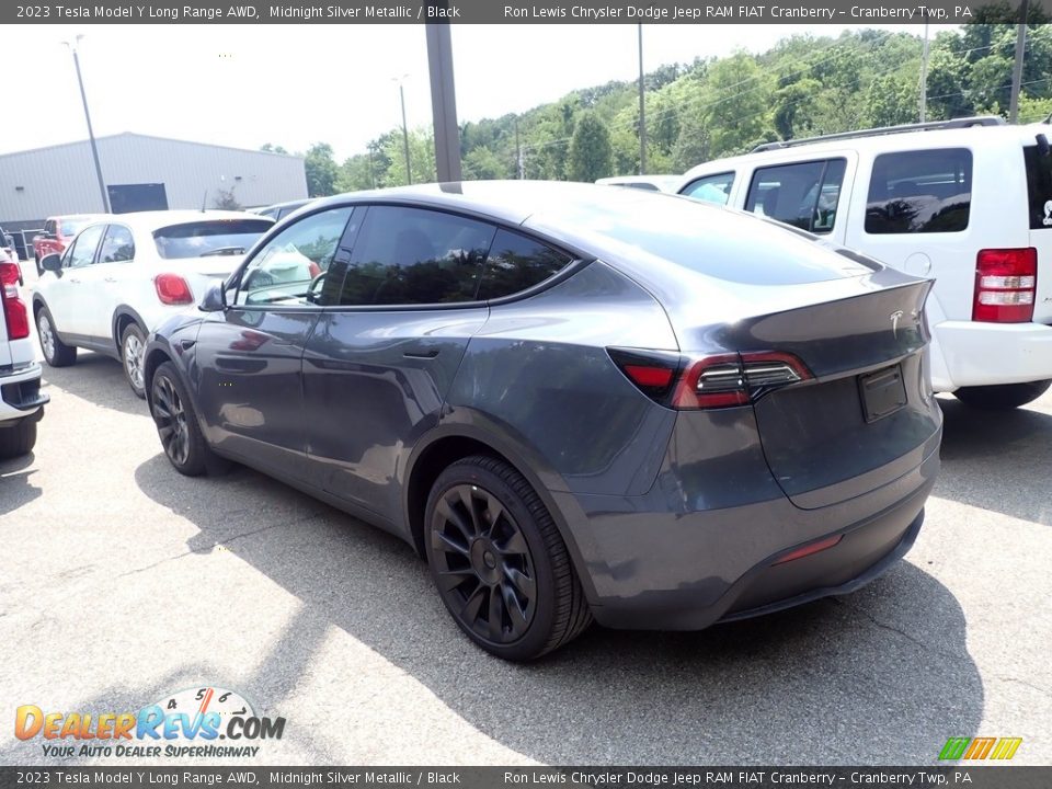 Midnight Silver Metallic 2023 Tesla Model Y Long Range AWD Photo #4