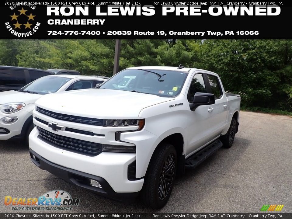 2020 Chevrolet Silverado 1500 RST Crew Cab 4x4 Summit White / Jet Black Photo #1