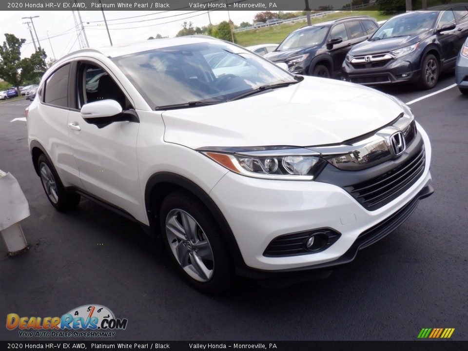 2020 Honda HR-V EX AWD Platinum White Pearl / Black Photo #4