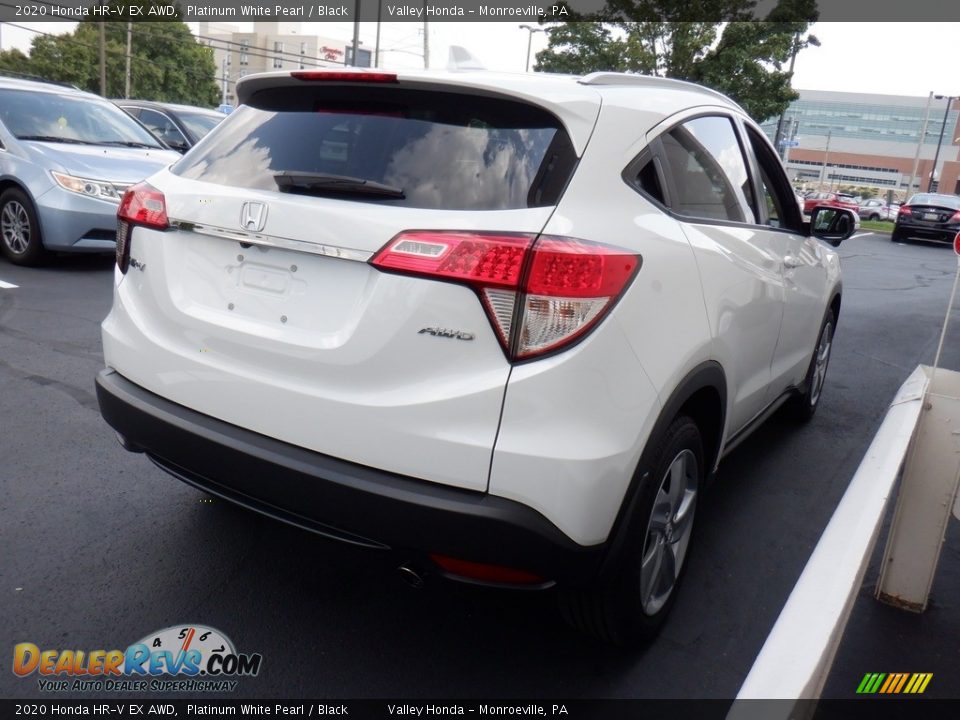 2020 Honda HR-V EX AWD Platinum White Pearl / Black Photo #5