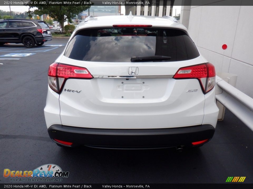 2020 Honda HR-V EX AWD Platinum White Pearl / Black Photo #6