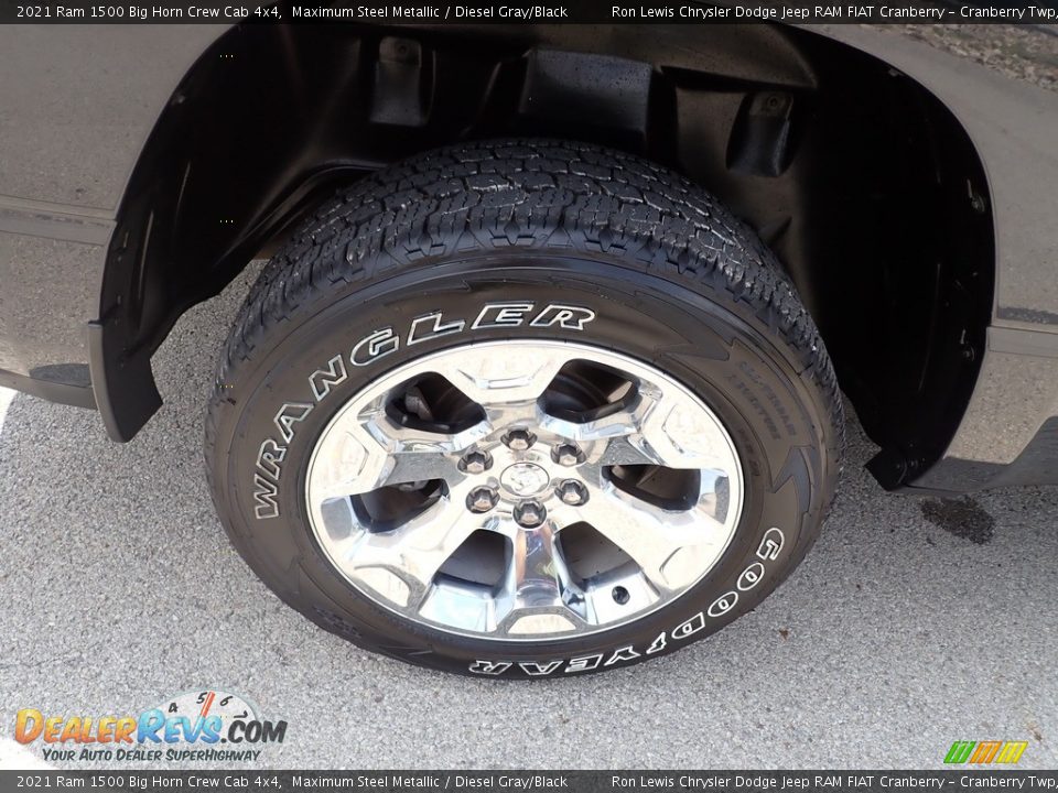 2021 Ram 1500 Big Horn Crew Cab 4x4 Maximum Steel Metallic / Diesel Gray/Black Photo #9