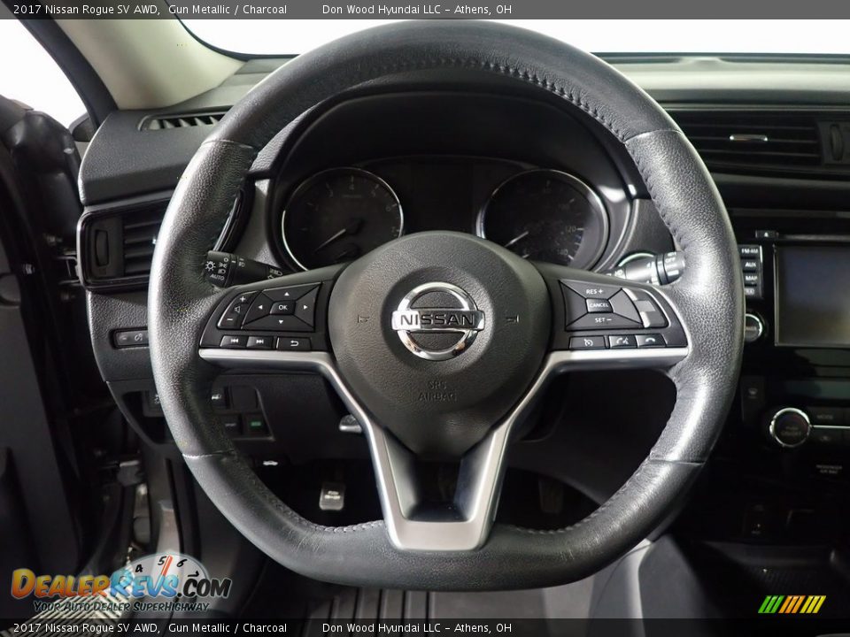 2017 Nissan Rogue SV AWD Steering Wheel Photo #24