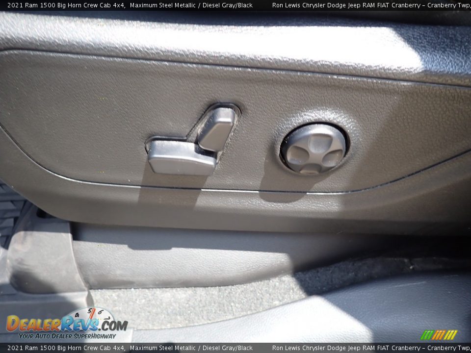 2021 Ram 1500 Big Horn Crew Cab 4x4 Maximum Steel Metallic / Diesel Gray/Black Photo #14