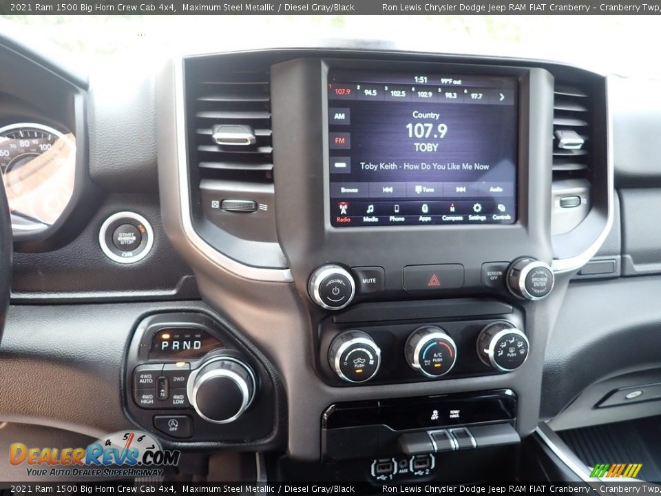 2021 Ram 1500 Big Horn Crew Cab 4x4 Maximum Steel Metallic / Diesel Gray/Black Photo #15