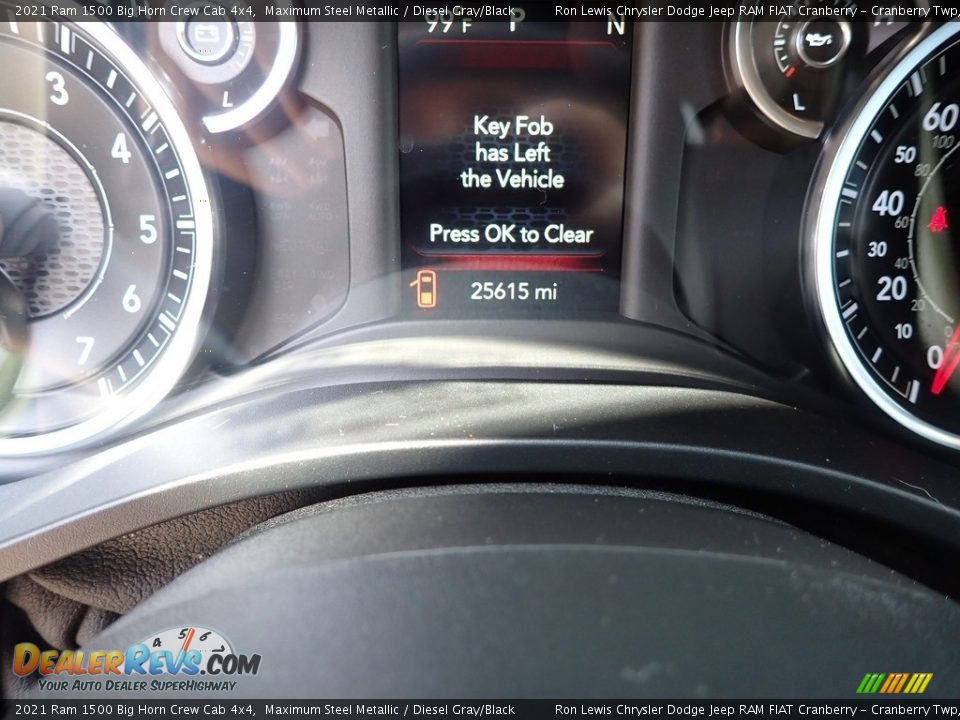 2021 Ram 1500 Big Horn Crew Cab 4x4 Maximum Steel Metallic / Diesel Gray/Black Photo #17