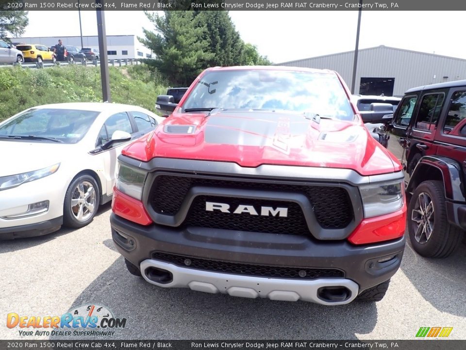 2020 Ram 1500 Rebel Crew Cab 4x4 Flame Red / Black Photo #2