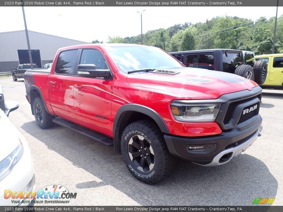 2020 Ram 1500 Rebel Crew Cab 4x4 Flame Red / Black Photo #4