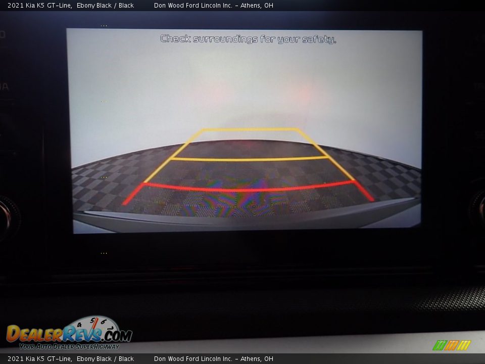 2021 Kia K5 GT-Line Ebony Black / Black Photo #2