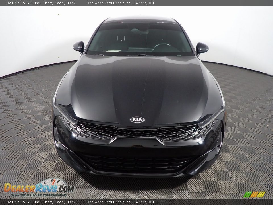 2021 Kia K5 GT-Line Ebony Black / Black Photo #4
