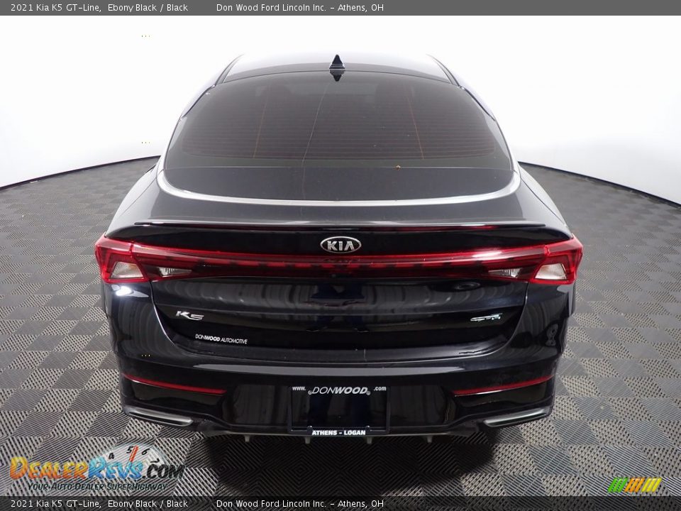 2021 Kia K5 GT-Line Ebony Black / Black Photo #11
