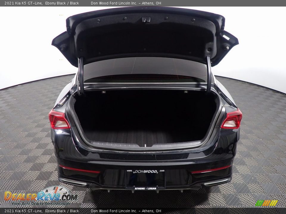 2021 Kia K5 GT-Line Ebony Black / Black Photo #12