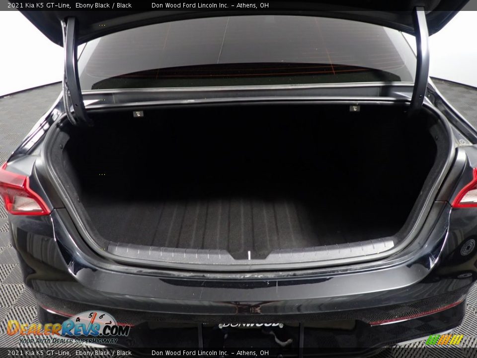 2021 Kia K5 GT-Line Ebony Black / Black Photo #13