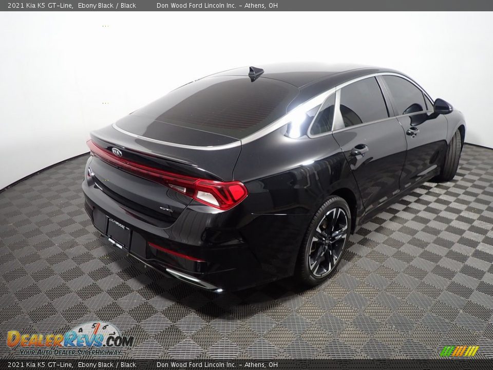 2021 Kia K5 GT-Line Ebony Black / Black Photo #15