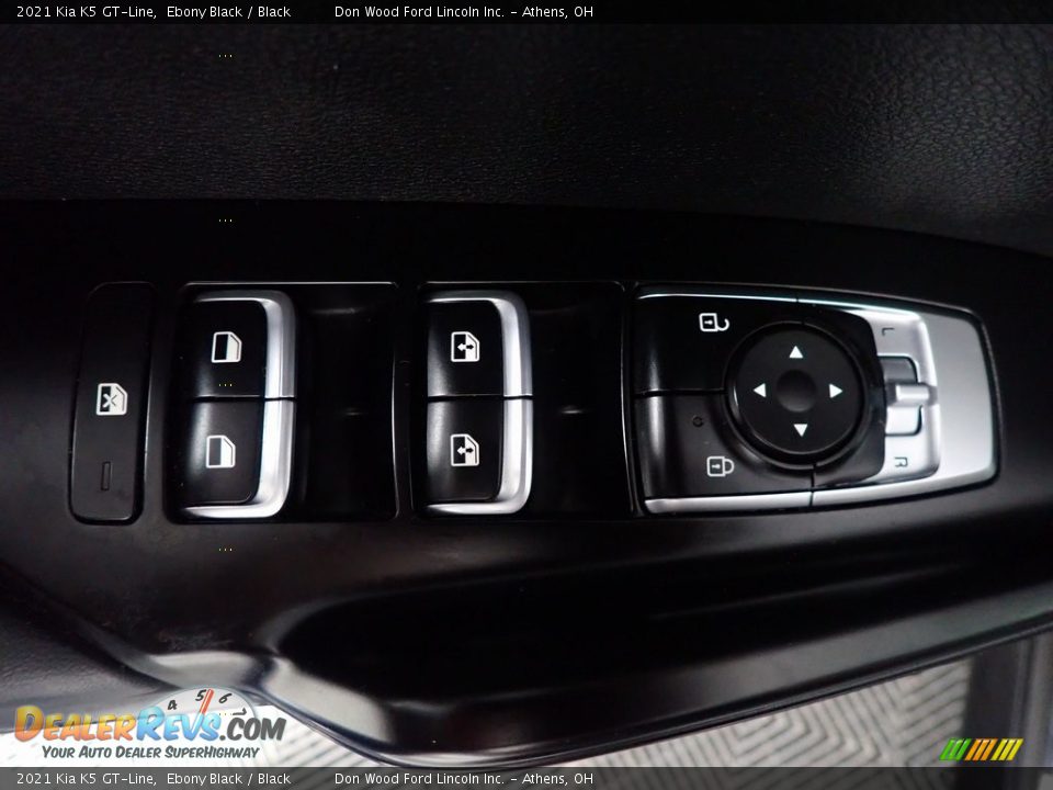 2021 Kia K5 GT-Line Ebony Black / Black Photo #17