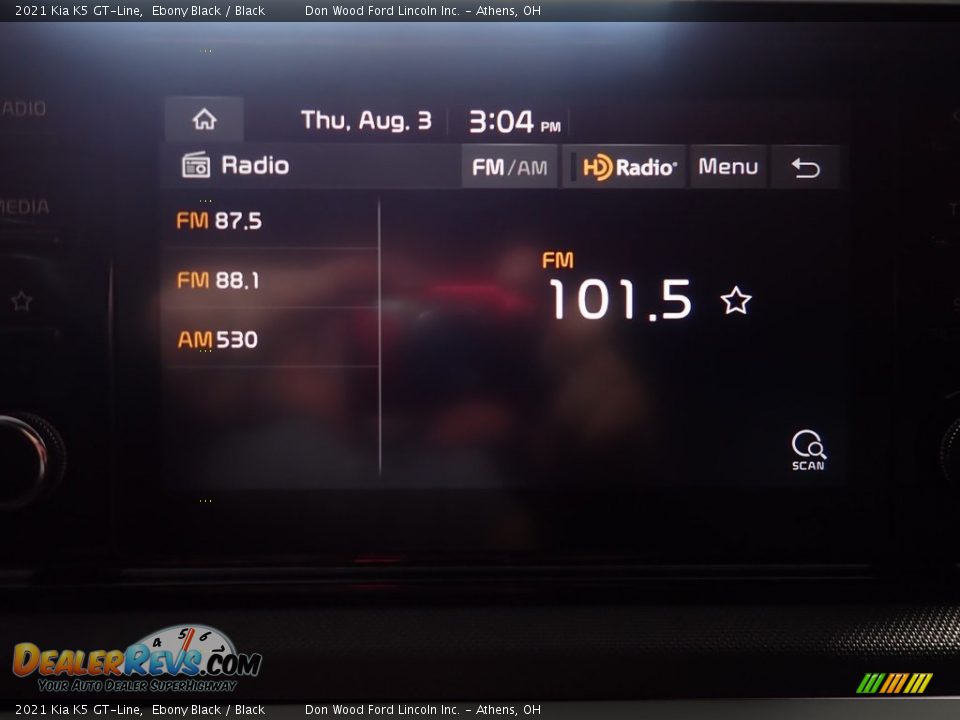 2021 Kia K5 GT-Line Ebony Black / Black Photo #21