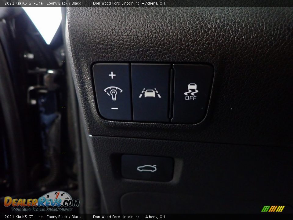 2021 Kia K5 GT-Line Ebony Black / Black Photo #26