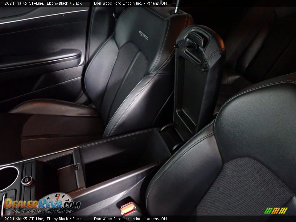 2021 Kia K5 GT-Line Ebony Black / Black Photo #28