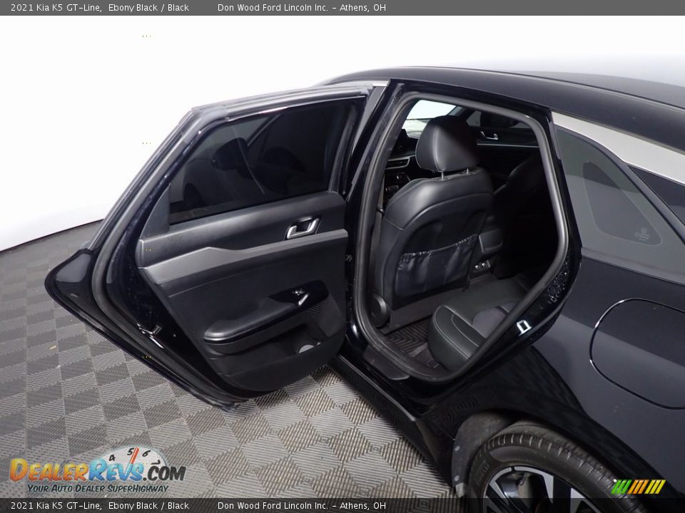 2021 Kia K5 GT-Line Ebony Black / Black Photo #29