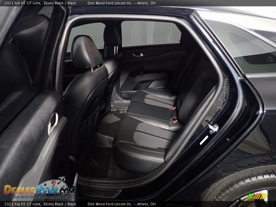 2021 Kia K5 GT-Line Ebony Black / Black Photo #30